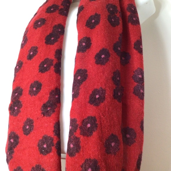 Staring at stars scarf wrap women red infinity - Picture 4 of 7
